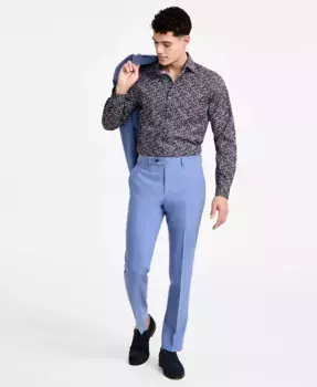 Мужские классические брюки Slim-Fit Bar III, синий