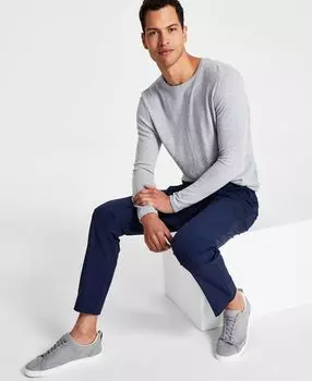 Мужские классические брюки slim fit tech solid performance Calvin Klein, синий