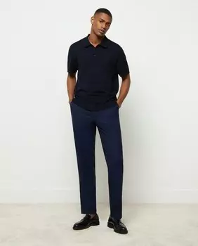 Мужские классические брюки стандартного размера с расширяемой талией Dustin, темно-синий