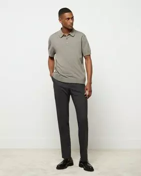 Мужские классические брюки стандартного размера с расширяемой талией Dustin, серый