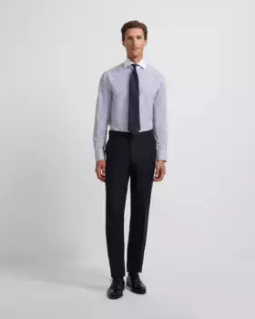 Мужские классические брюки темно-серого цвета Silbon, синий