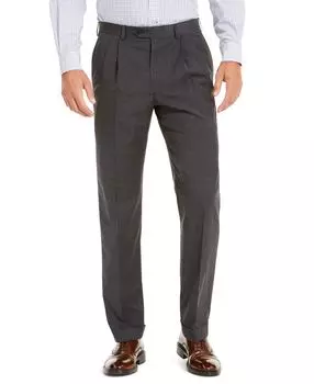 Мужские классические брюки ultraflex stretch со складками и двойными складками из полушерсти классического кроя Lauren Ralph Lauren, мульти