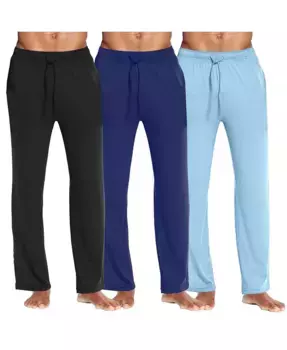 Мужские классические домашние брюки, комплект из 3 штук Galaxy By Harvic, мультиколор