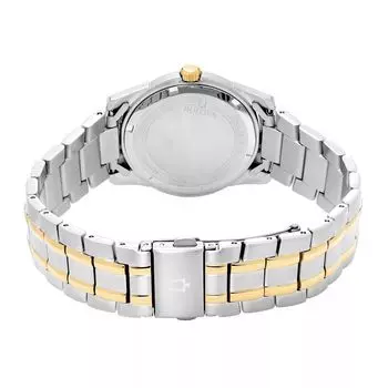 Мужские классические двухцветные часы из нержавеющей стали — 98H18 Bulova