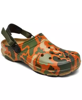 Мужские классические камуфляжные сабо all-terrain от finish line Crocs, мульти