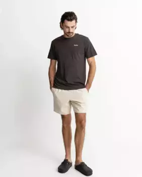 Мужские классические льняные шорты Jam Plain на шнурке Rhythm, бежевый