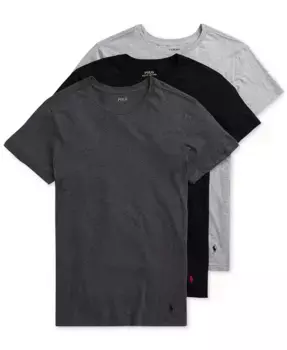 Мужские классические майки, 3 шт Polo Ralph Lauren, мультиколор