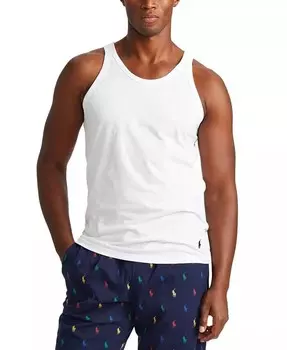Мужские классические майки облегающего кроя, 3 шт Polo Ralph Lauren, белый