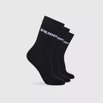 Мужские классические носки, набор из 3 шт. Мужские классические носки, набор из 3 шт., черные SMILODOX, цвет schwarz
