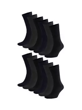 Мужские классические однотонные разноцветные носки, 12 пар ORAP EKMECES