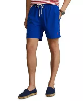 Мужские классические плавки traveller шириной 5-3/4 дюйма Polo Ralph Lauren, мульти