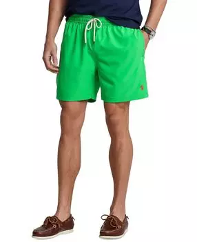Мужские классические плавки traveller шириной 5-3/4 дюйма Polo Ralph Lauren, мульти