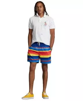Мужские классические плавки traveller шириной 5-3/4 дюйма Polo Ralph Lauren, мульти