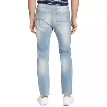 Мужские классические повседневные прямые джинсы с посадкой Sun + Stone, цвет Crest Wash