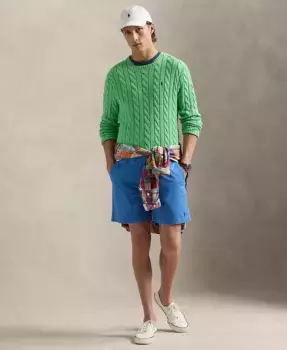 Мужские классические шорты Prepster 6" с эластичной тканью Polo Ralph Lauren, синий