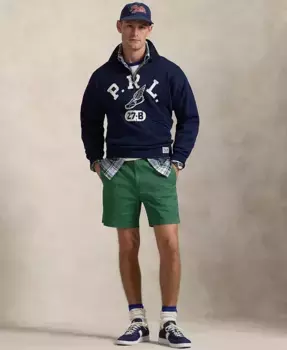 Мужские классические шорты Prepster 6" с эластичной тканью Polo Ralph Lauren, зеленый