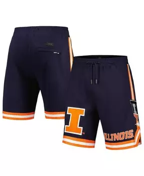 Мужские классические шорты темно-синего цвета Illinois Fighting Illini Pro Standard