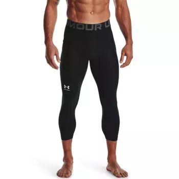 Мужские колготки 3/4 HeatGear Under Armour, черный/белый