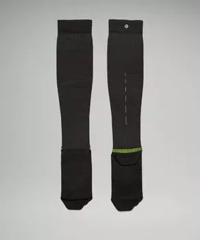 Мужские компрессионные гольфы для бега MicroPillow Lululemon, черный