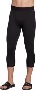 Мужские компрессионные тайтсы с карманом 3/4 Dsg, черный