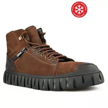 Мужские коричневые повседневные ботинки на теплой подкладке Tendenz