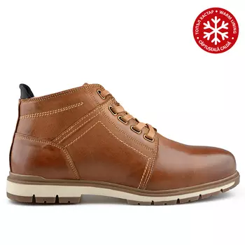 Мужские коричневые повседневные ботинки на теплой подкладке Tendenz