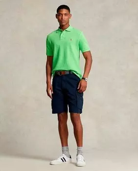 Мужские короткие брюки-карго из саржи Polo Ralph Lauren, темно-синий