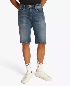 Мужские короткие джинсы Ronnie прямого кроя со средней посадкой Tommy Jeans, синий