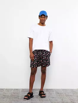 Мужские короткие морские шорты с принтом LCW SWIMWEAR