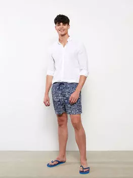 Мужские короткие морские шорты с принтом LCW SWIMWEAR