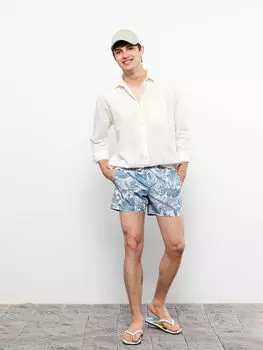 Мужские короткие морские шорты с рисунком LCW SWIMWEAR