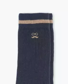 Мужские короткие носки с логотипом Makarthy, тёмно-синий