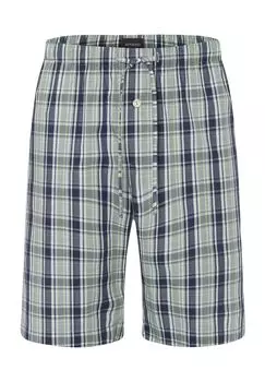 Мужские короткие пижамные штаны в клетку Night & Day HANRO, цвет Green Check