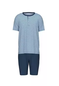 Мужские короткие пижамы Relax Streamline CALIDA, цвет Cascade Blue