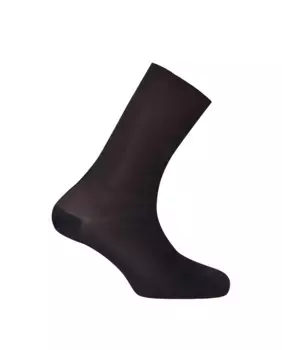 Мужские короткие полиамидные носки в рубчик - Trenil-set Tentesolo Punto Blanco, темно-синий