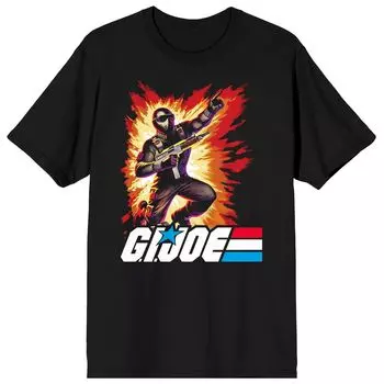 Мужские костюмы G.I. Футболка в стиле ретро Joe Snake Eyes Licensed Character