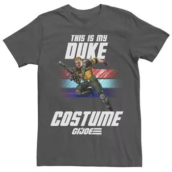Мужские костюмы G.I. Костюмированная футболка Joe Halloween This Is My Duke Licensed Character