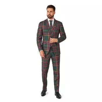 Мужские костюмы OppoРождественский наряд в клетку тартан OppoSuits, цвет Mixed Mesh