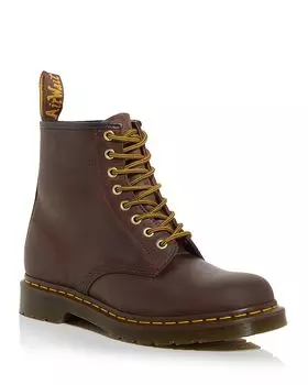 Мужские кожаные армейские ботинки 1460 Dr. Martens, коричневый