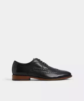Мужские кожаные блюхеры с круглым носком Aldo, черный