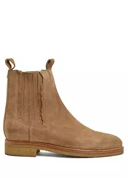 Мужские кожаные ботинки Челси Golden Goose, бежевый