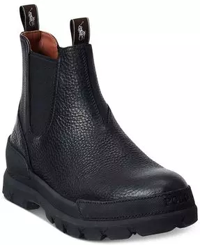 Мужские кожаные ботинки челси Oslo Polo Ralph Lauren, черный