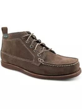 Мужские кожаные ботинки чукка Seneca с контрастной строчкой Eastland, цвет Dark Olive