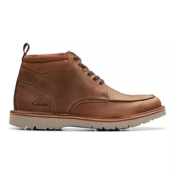 Мужские кожаные ботинки Clarks Eastridge Peak, цвет Light Brown