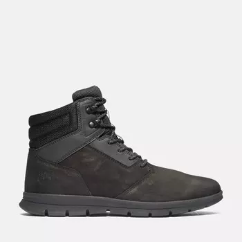 Мужские кожаные ботинки-кеды Graydon Timberland, цвет Black Nubuck