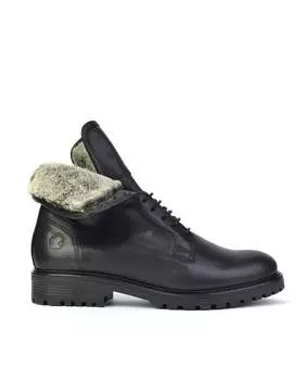 Мужские кожаные ботинки на меховой подкладке Coronel Tapiocca, черный