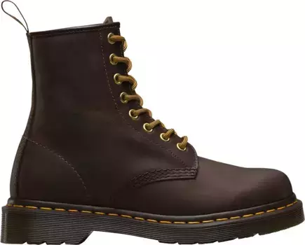 Мужские кожаные ботинки на шнуровке Dr. Martens 1460 Crazy Horse, коричневый