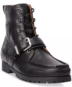 Мужские кожаные ботинки Ranger Tumbled Polo Ralph Lauren, черный