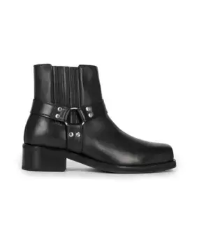 Мужские кожаные ботинки с ремешками The Kooples, черный