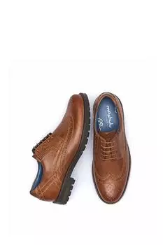 Мужские кожаные броги Bennett Moshulu, коричневый